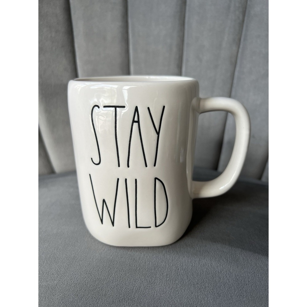 Stay Wild Rae Dunn Coffee Cup Tea Mug Country Cottage Coquette Kitchen Decor